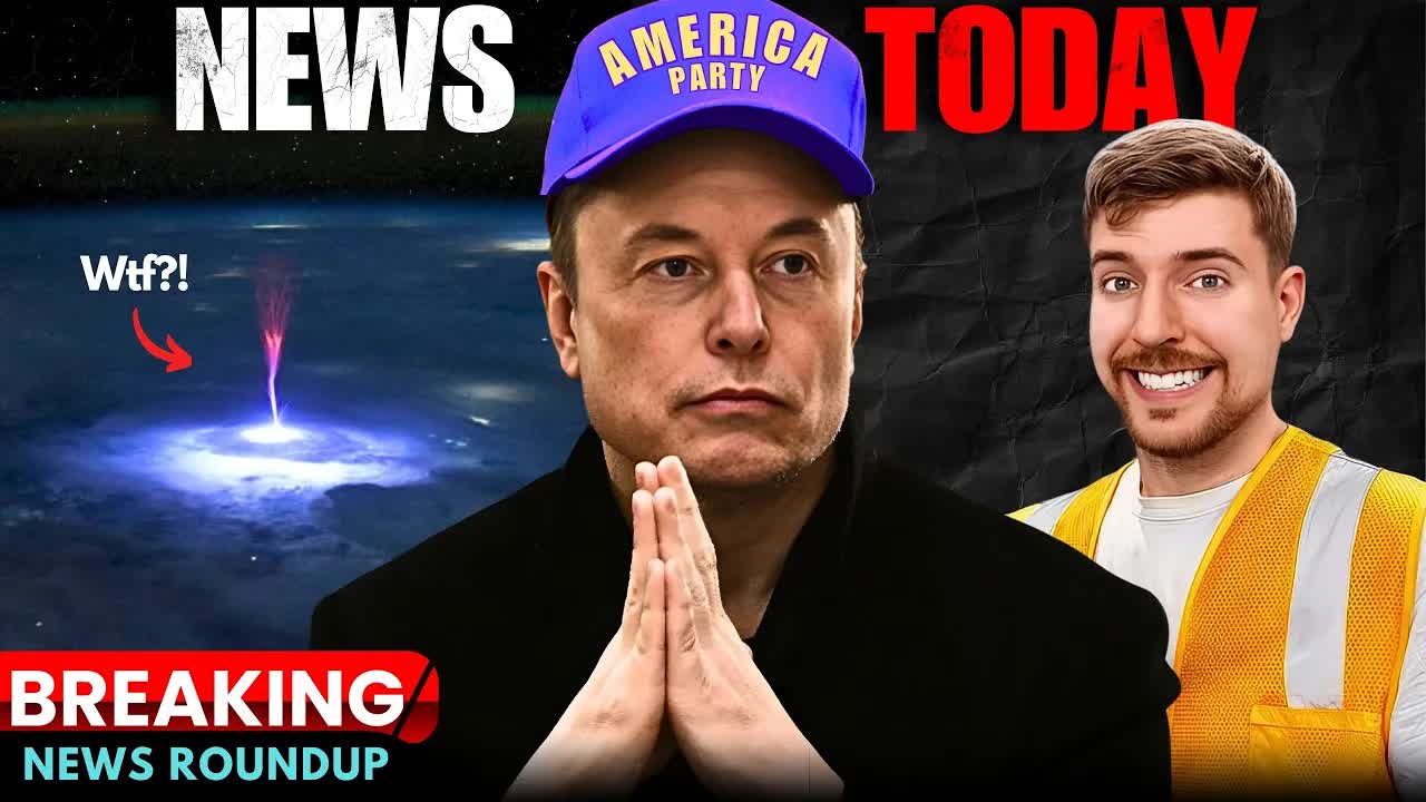 WTF Was Just Seen From Space?! Elon Running For PRESIDENT?! & I Glaze Mr. Beast
